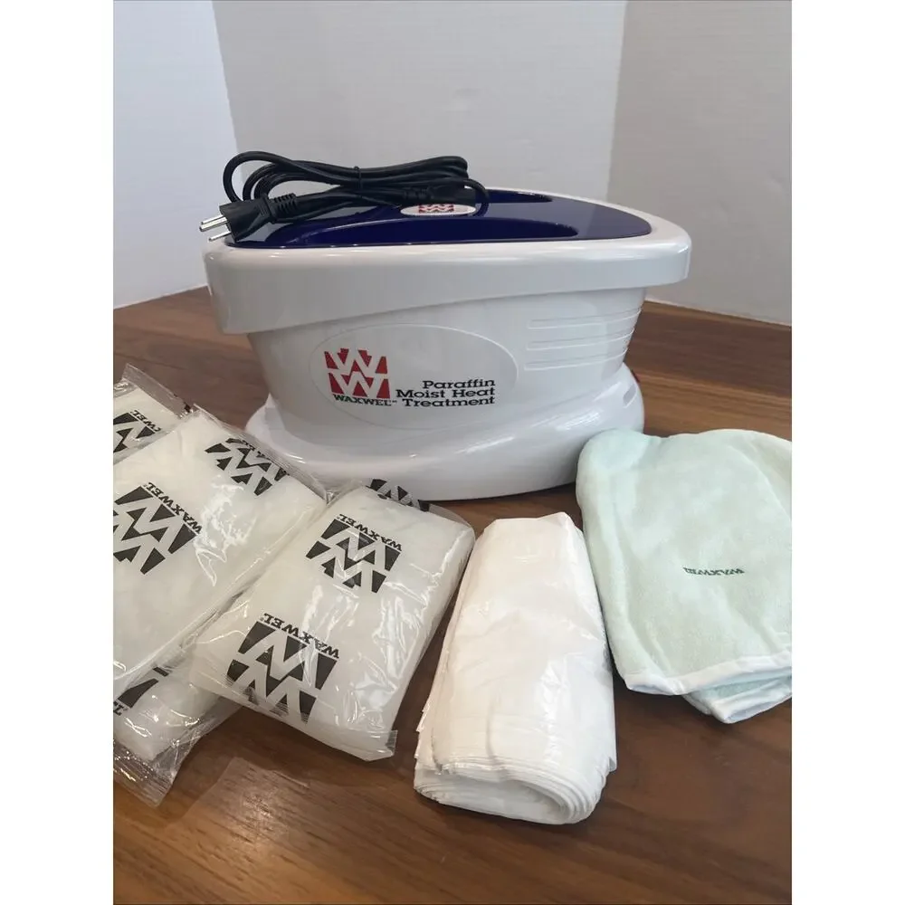 NEW WAXWEL 11-1600 Paraffin MOIST Heat Treatment Bath & 6# Wax, 120VAC 60Hz 130W